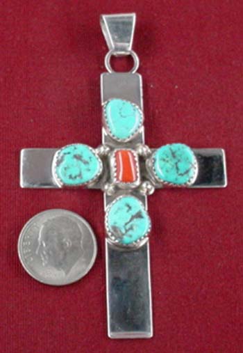 L719 Navajo STERLING silver ターコイズバックル インディアンジュエリー ナバホ 925シルバー& スリーピング